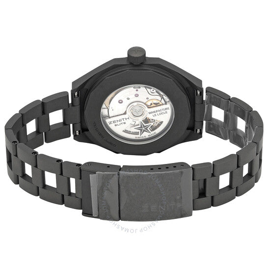 Zenith, Defy Revival Shadow Automatic Black Dial Men's Watch