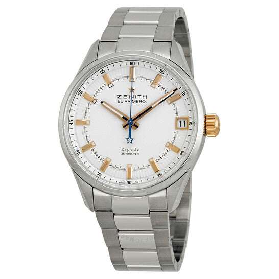 Zenith, El Primero Automatic White Dial Men's Watch