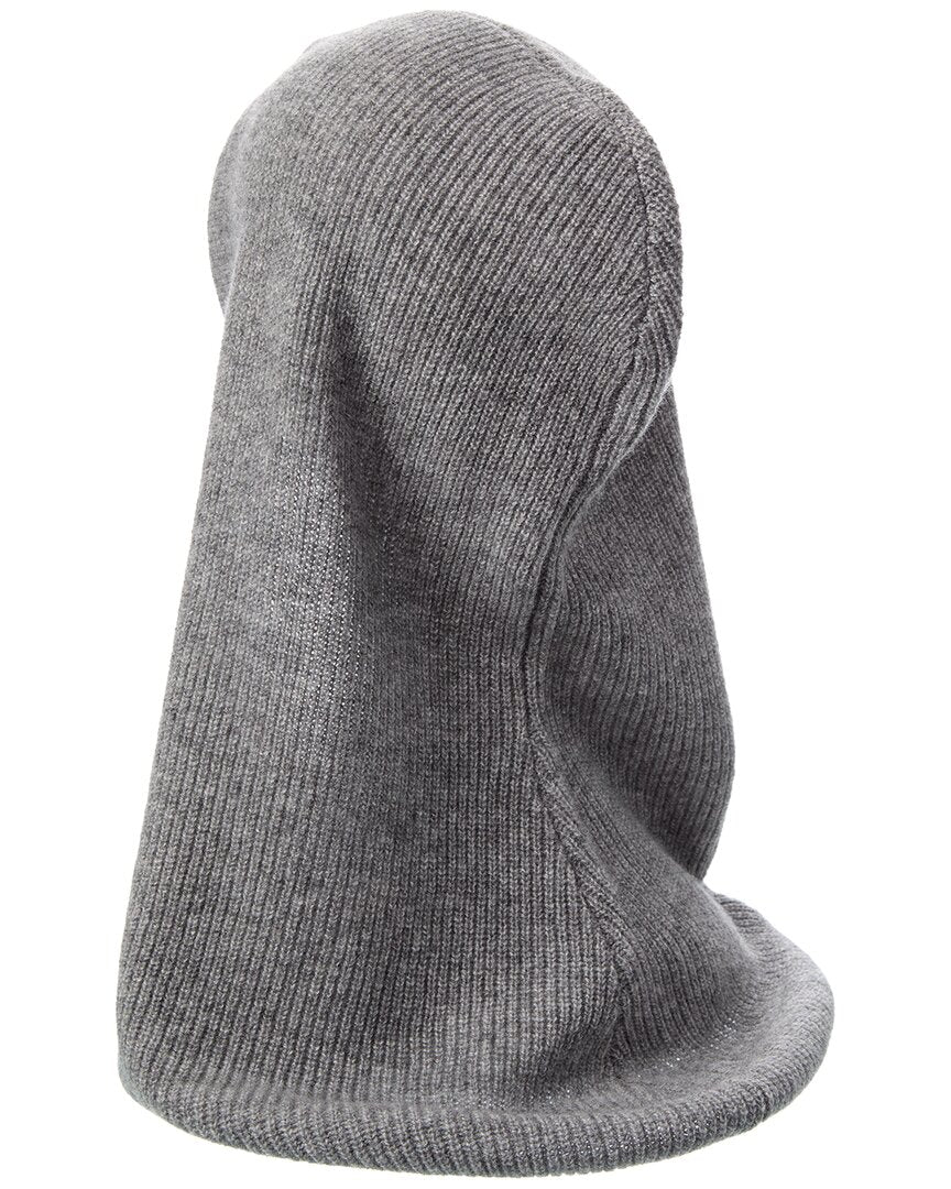 shaker overlap cashmere balaclava