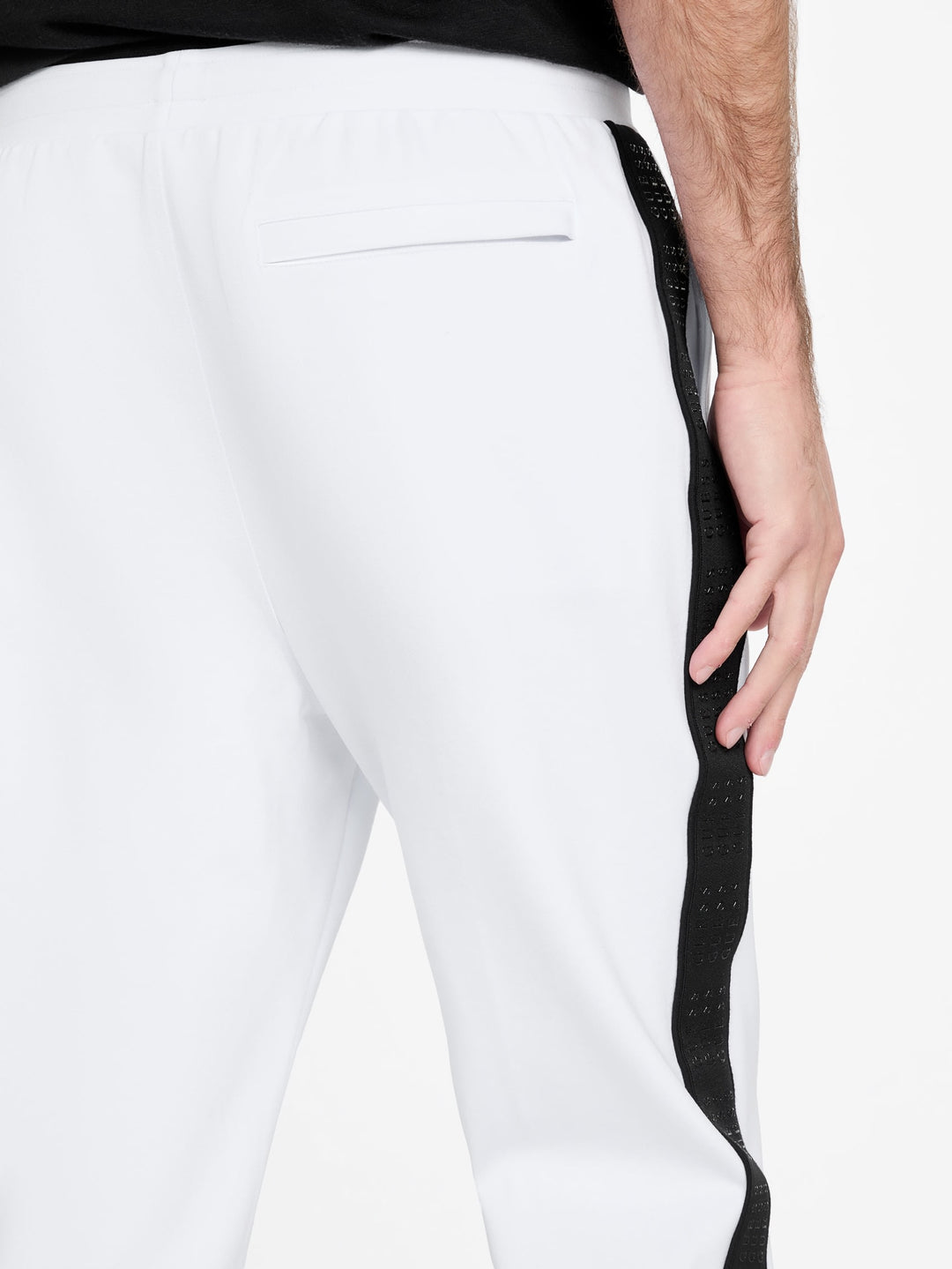 ismael logo-tape color-block joggers