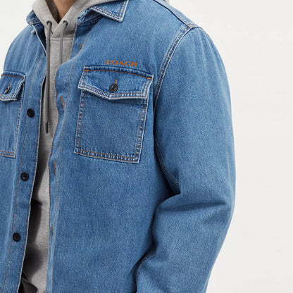 denim overshirt