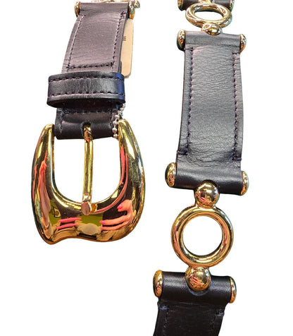 women everly belt in black