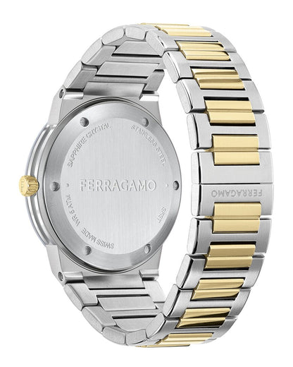 ferragamo men's infinity sapphire watch