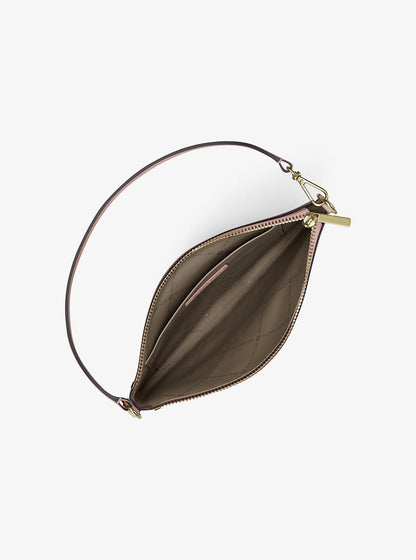 jet set small signature logo convertible wristlet