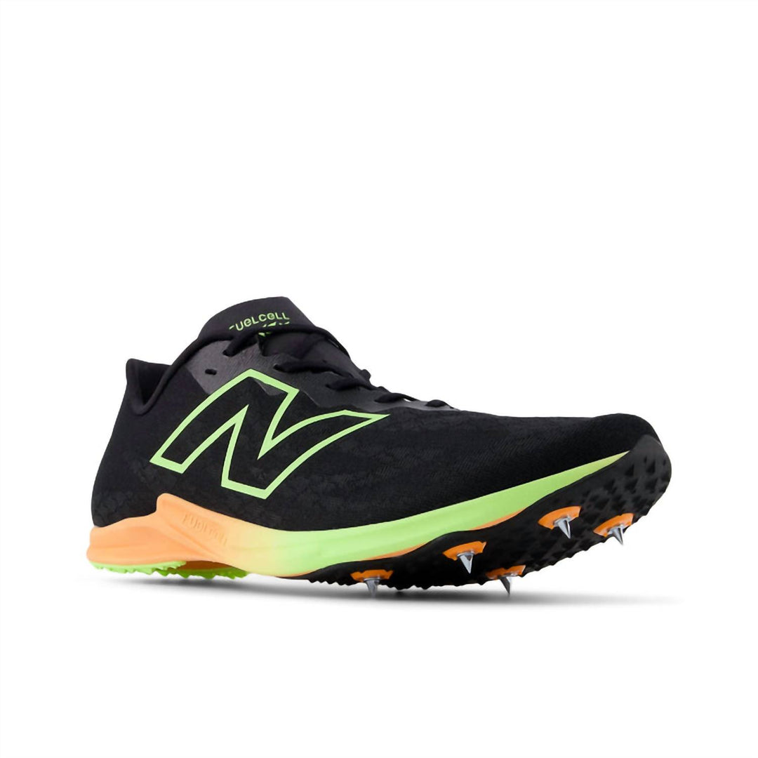 men's fuelcell supercomp xc-x shoe in black/bleached lime glo