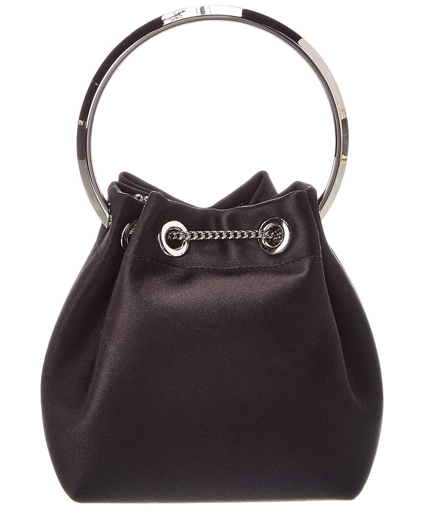 bon bon satin bucket bag