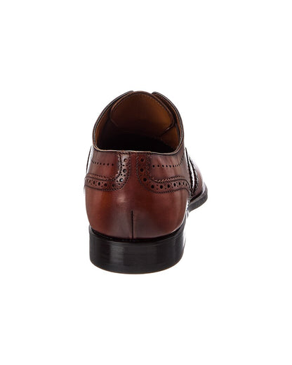 wingtip leather oxford