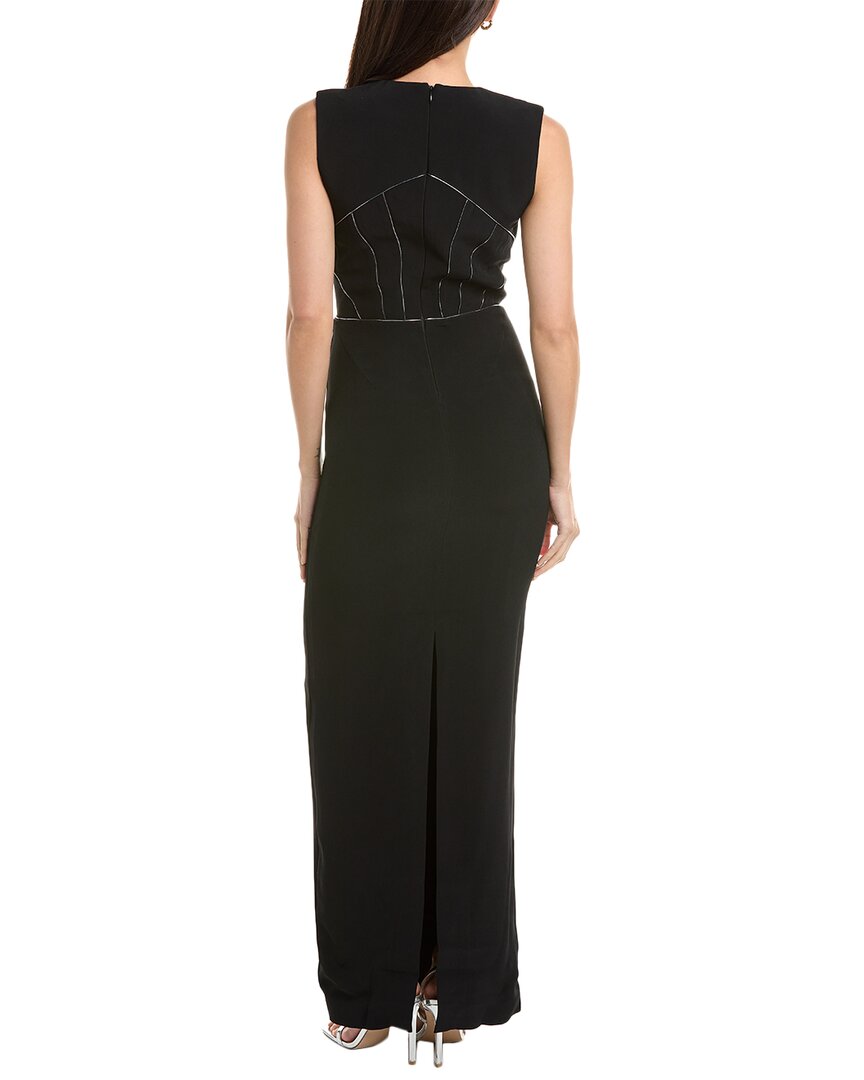 sienna flash piping gown