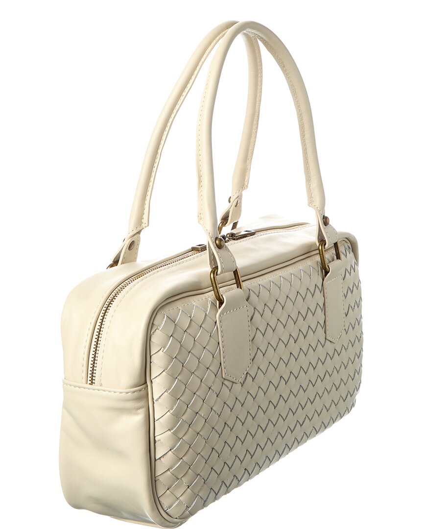 chloe hand woven large leather shoulder bag