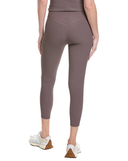 impulse ribbed high waisted midi legging