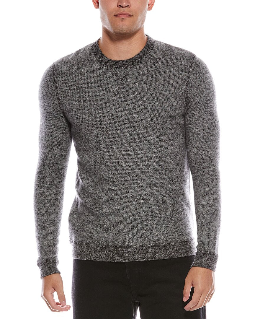 birdseye cashmere crewneck sweatshirt