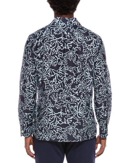 silk-blend sport shirt