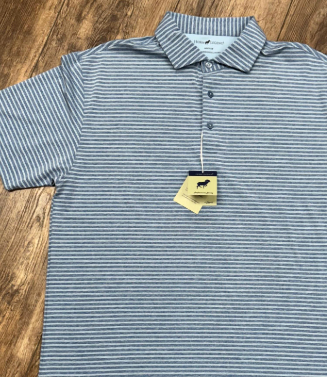 men's performance polo in moonlight/serenity