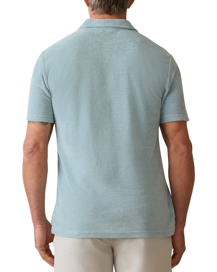 cabana towel terry surf stripe polo