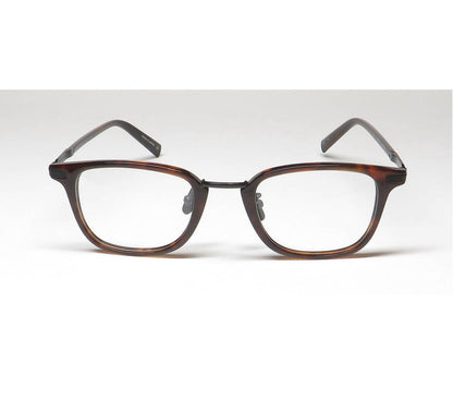 men's v405 square eyeglasses in brown