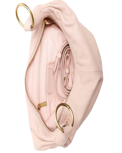 jane mini leather hobo bag