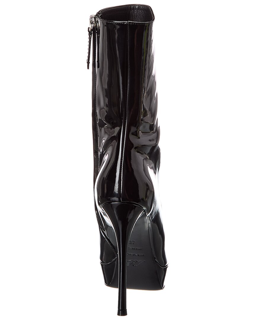 leather platform boot