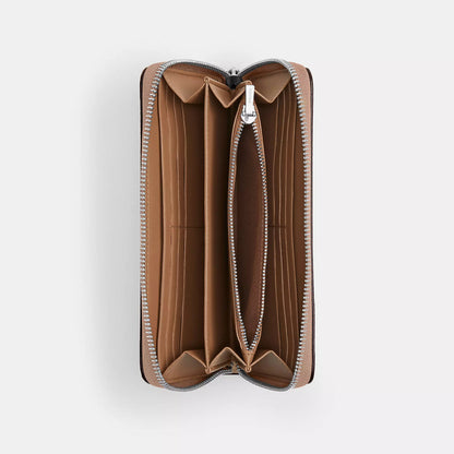 long zip around wallet in signature canvas
