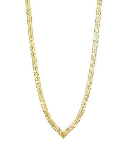 silver  stackable necklace
