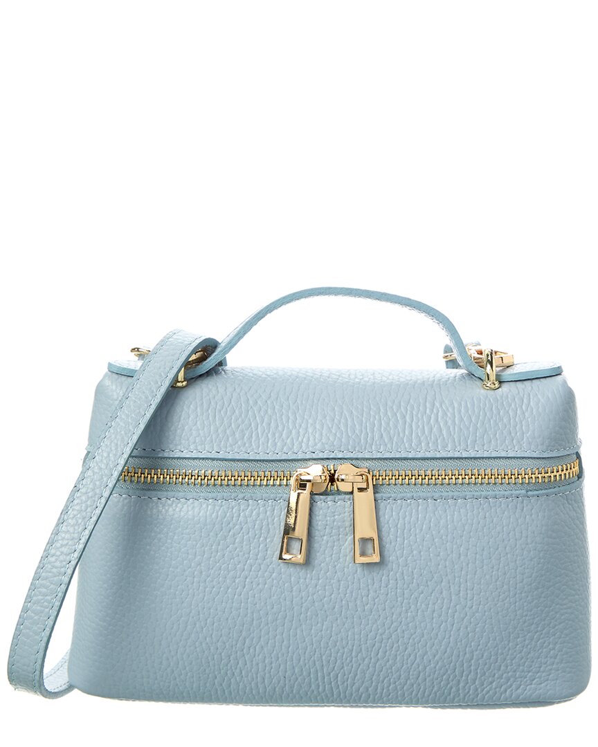 livia leather crossbody