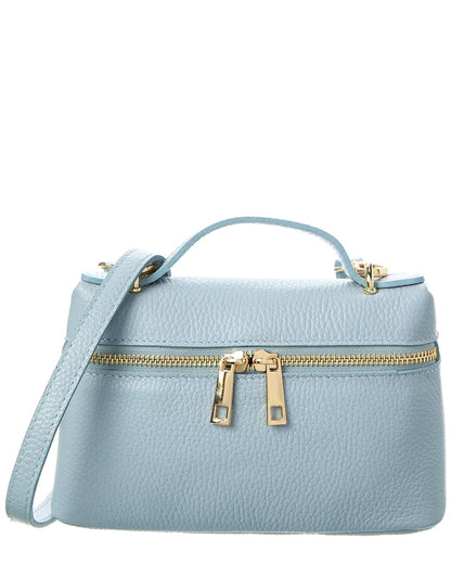 livia leather crossbody
