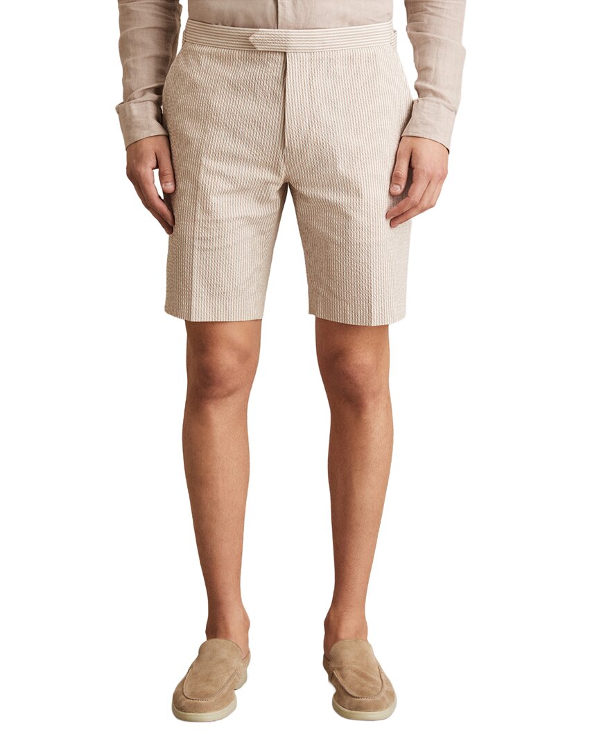30" Waist - tan/white