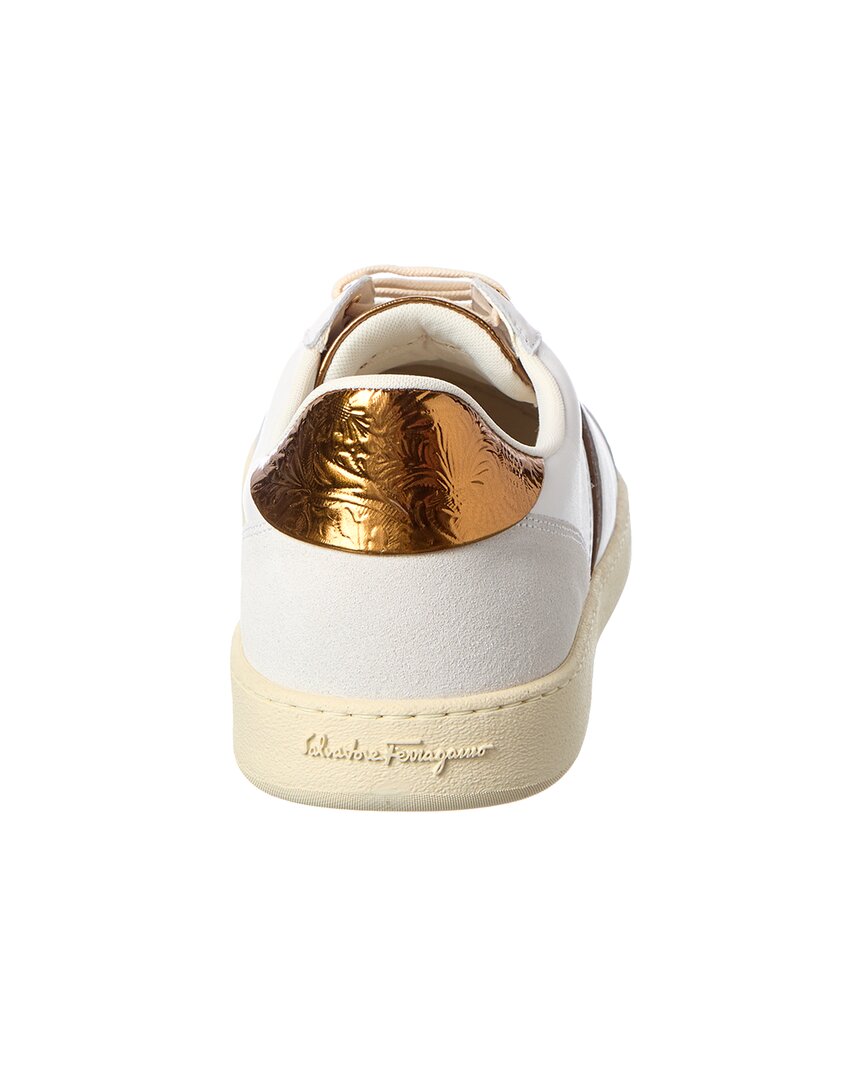 ferragamo leather sneaker