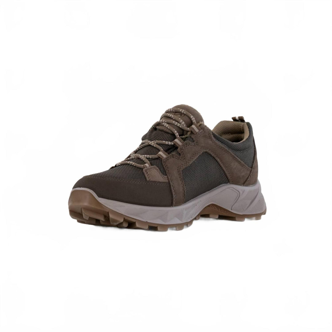 men's sting gore-tex lace up sneaker in beige/grey