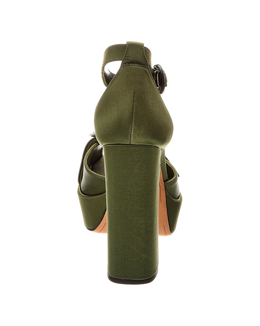 madelina curve 120 satin platform pump