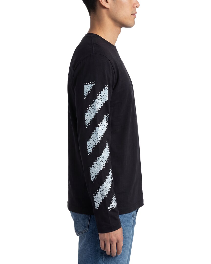 off-white virgil black pixel t-shirt