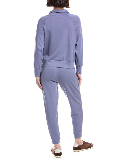 2pc sateen soft sweater & pant set