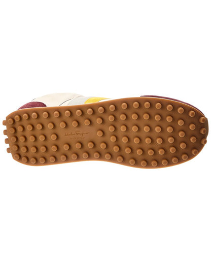 ferragamo iulio suede sneaker