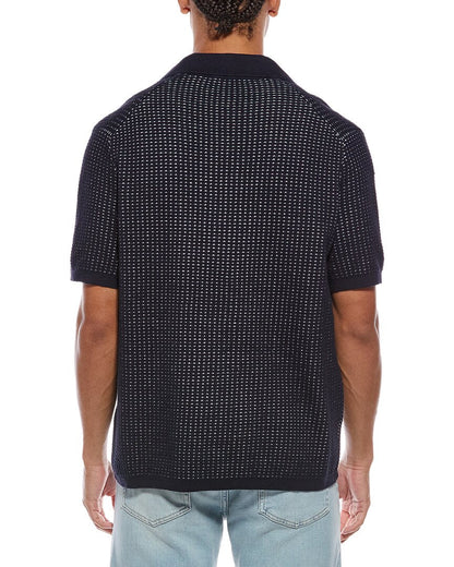 button front sweater top