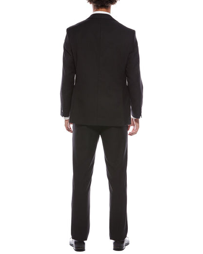 2pc suit with flat front pant