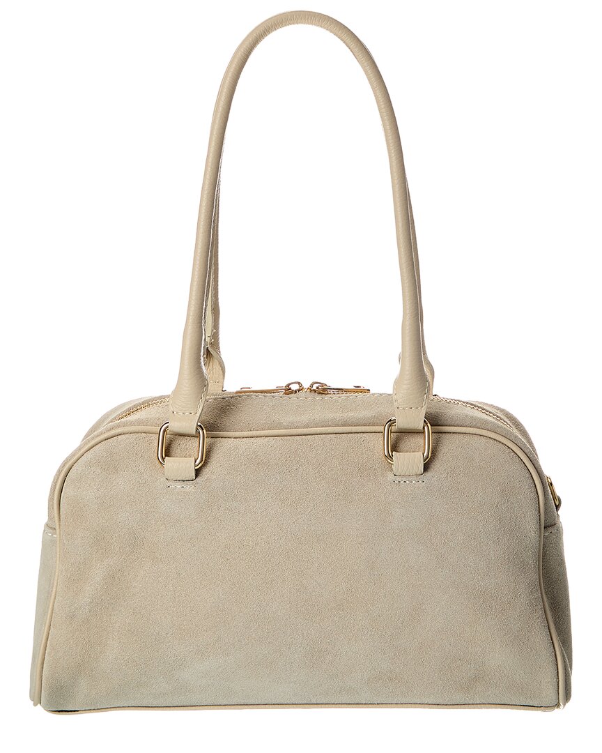 kiki27 suede shoulder bag