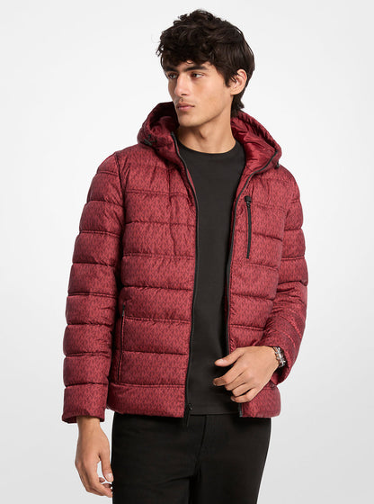 signature logo reversible jacket