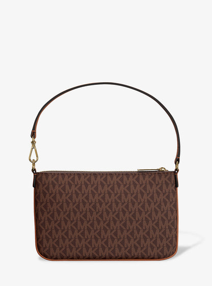 jet set small signature logo convertible wristlet