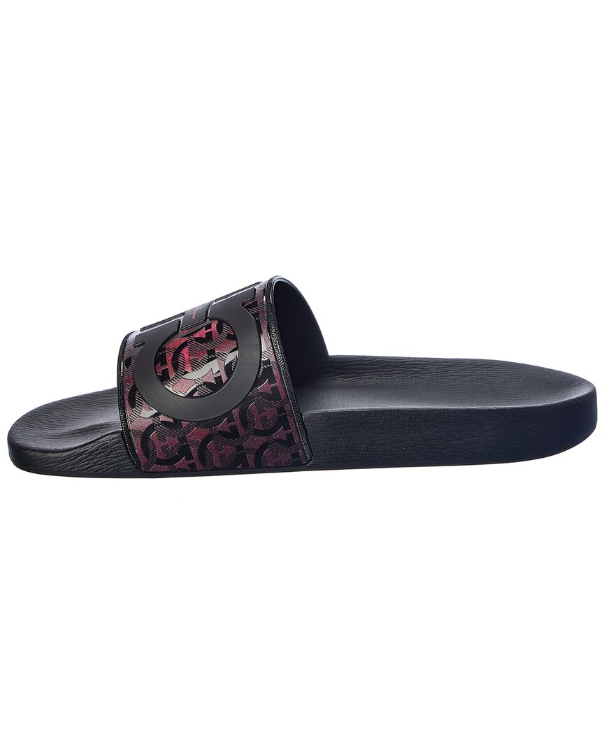 ferragamo groove 16 rubber slide