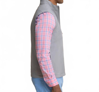 harbor reversible vest in steel