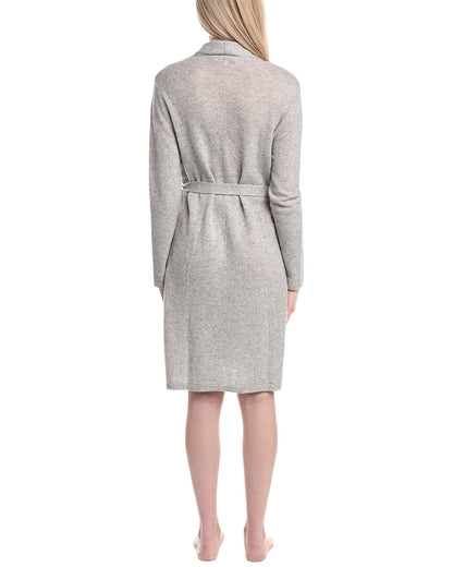 sofiacashmere classic cashmere & wool-blend jersey robe