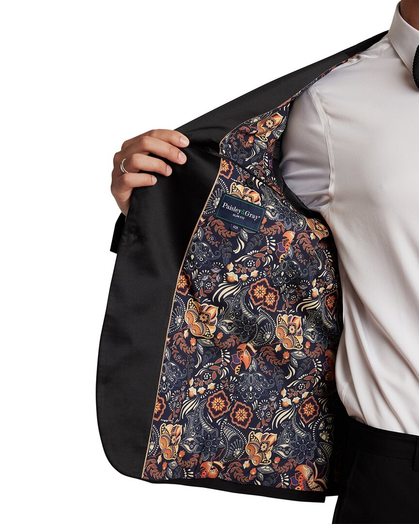 grosvenor peak slim fit tux jacket