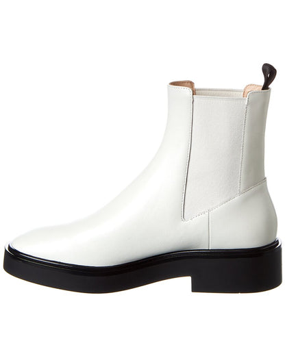 henley leather bootie