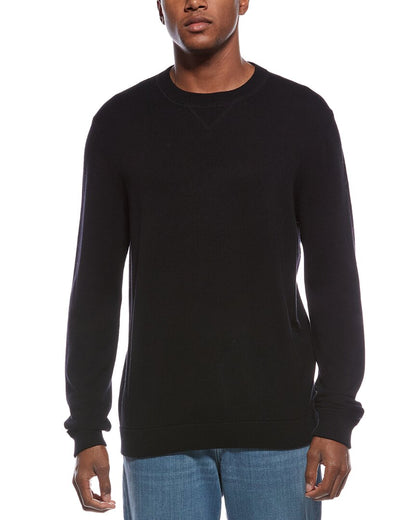 wool-blend crewneck sweatshirt