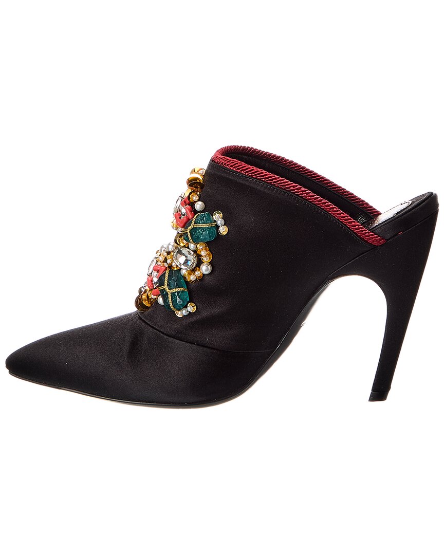barocco satin mule