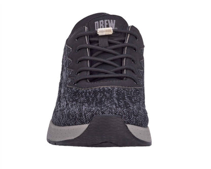 men's explore slip on sneakers in black mesh combo