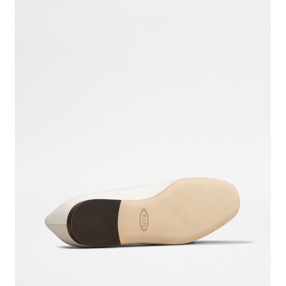 kate ballerinas in leather
