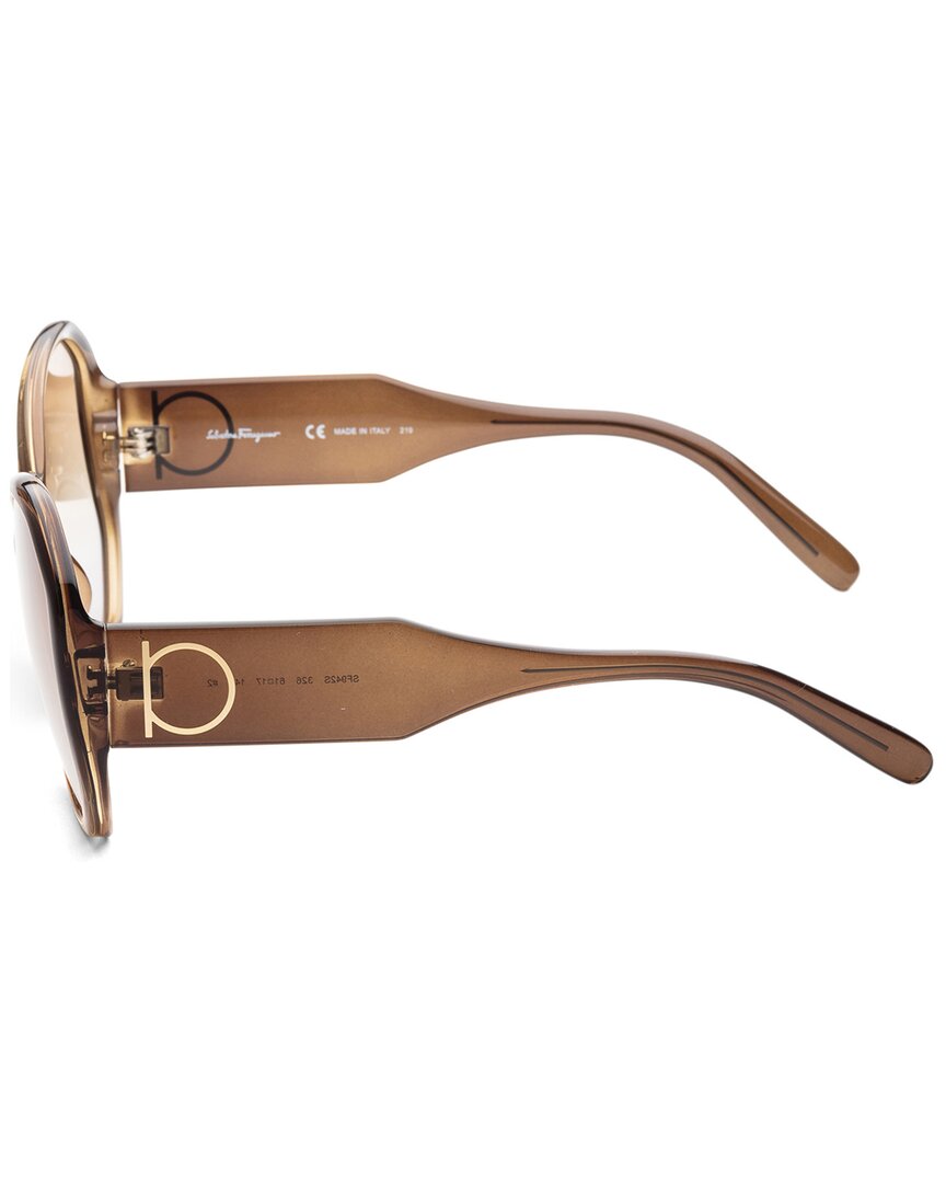 ferragamo women's sf942s 61mm sunglasses