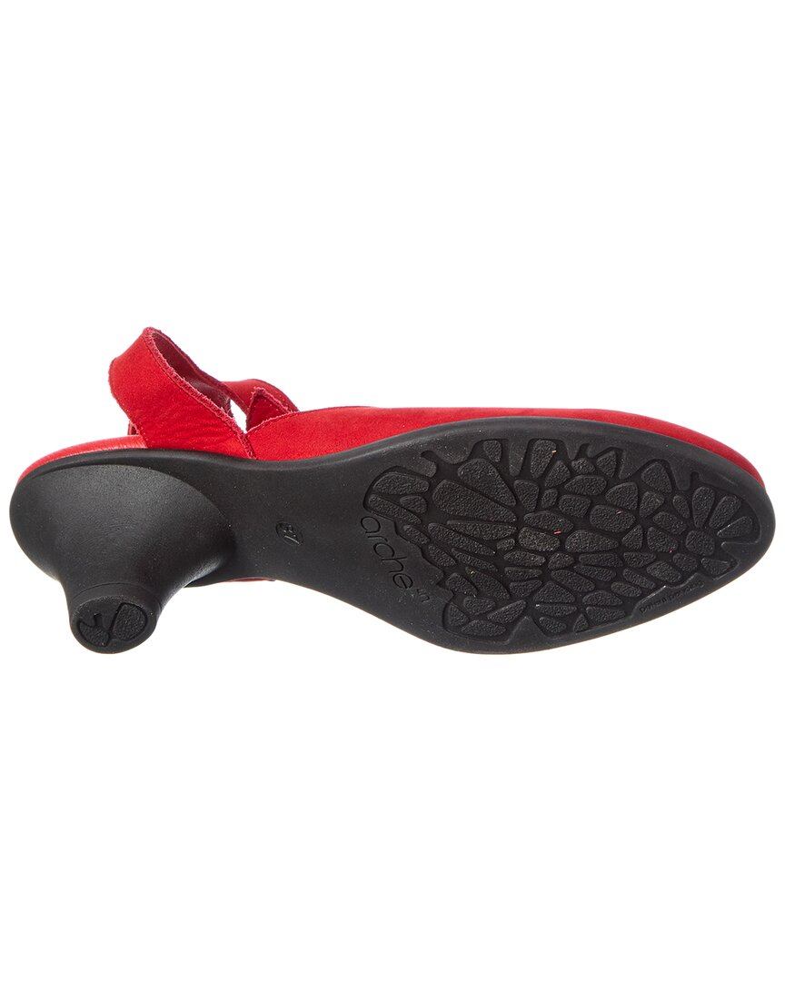 aganis leather pump
