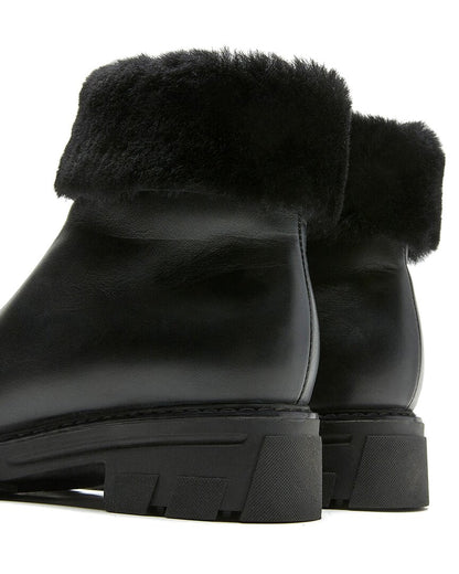 adda waterproof leather bootie