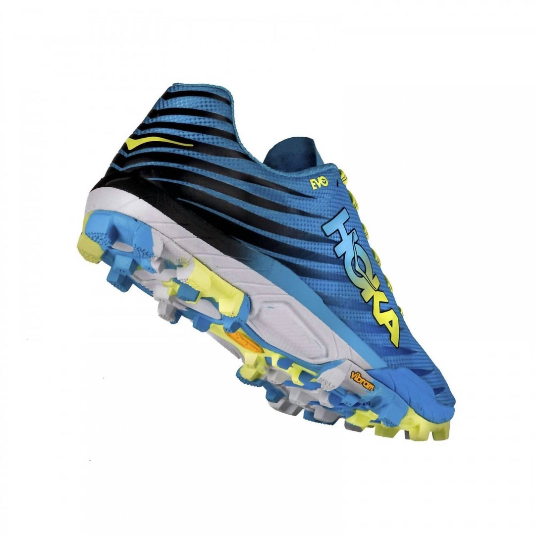 men's evojawz trail running shoes in cyan/citrus